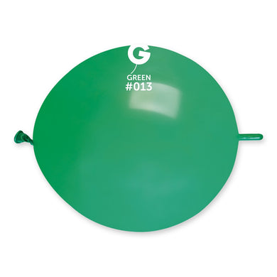 Solid Balloon Green G-Link #013 - 13 in.