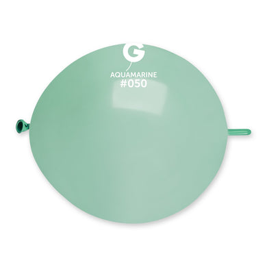 Solid Balloon Aquamarine G-Link #050 - 13 in.