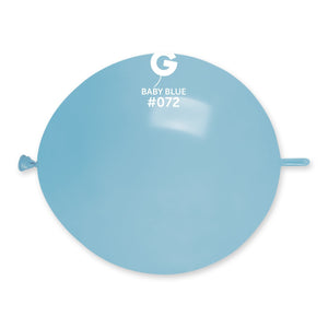 Solid Balloon Baby Blue G-Link #072 - 13 in.