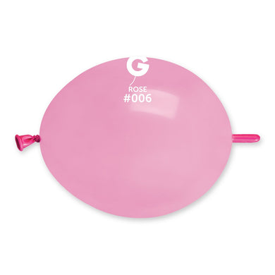 Solid Balloon Rose G-Link #006 - 6 in.