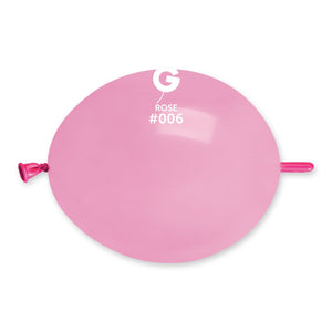 Solid Balloon Rose G-Link #006 - 6 in.