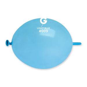 Solid Balloon Light Blue G-Link #009 - 6 in.