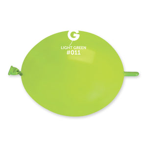 Solid Balloon Light Green G-Link #011 - 6 in.