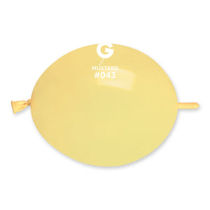 Solid Balloon Baby Yellow G-Link #043 - 6 in.