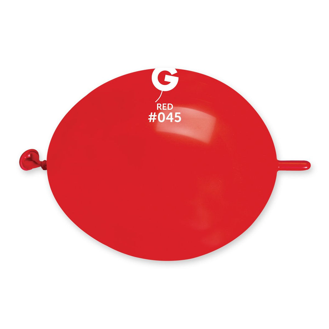 Solid Balloon Red G-Link #045 - 6 in.