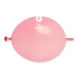Solid Balloon Pink G-Link #057 - 6 in.