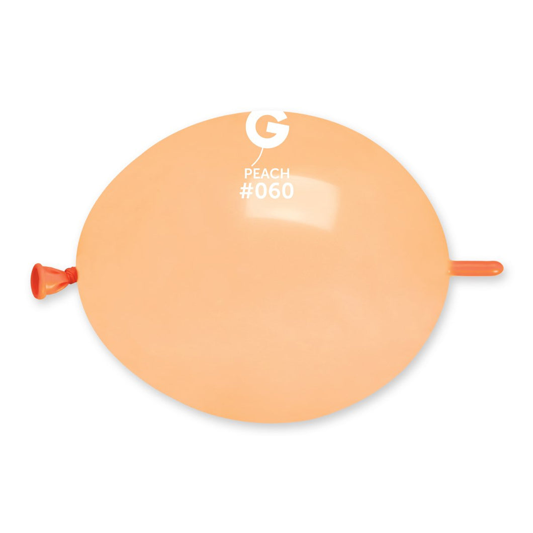 Solid Balloon Peach G-Link #060 - 6 in.
