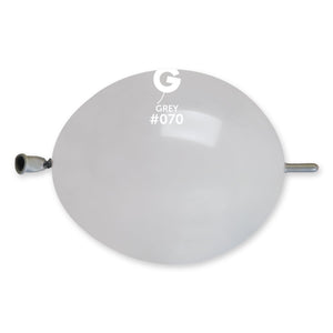 Solid Balloon Gray G-Link #070 - 6 in.