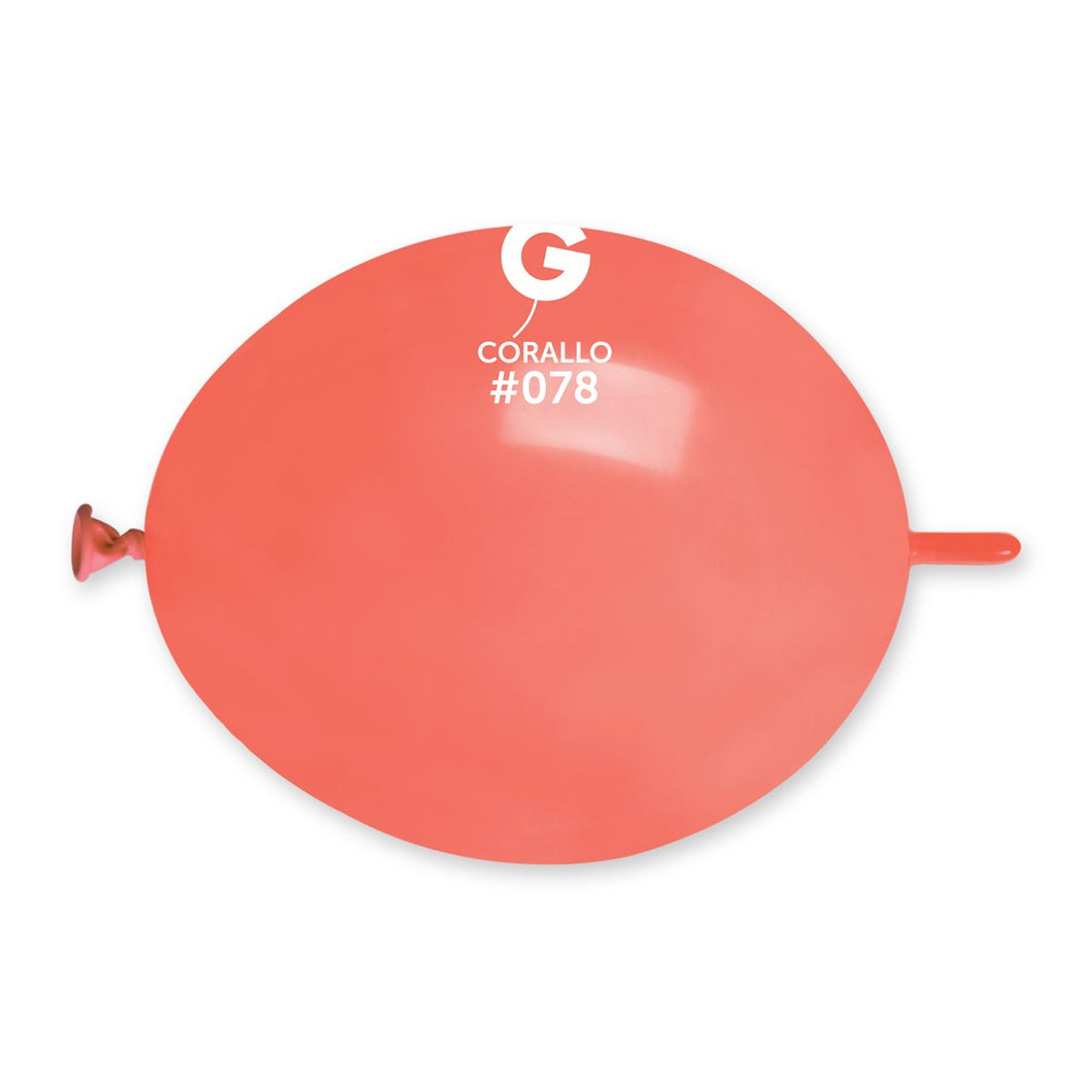 Solid Balloon Corallo G-Link 6 in. #078 - 6 in.
