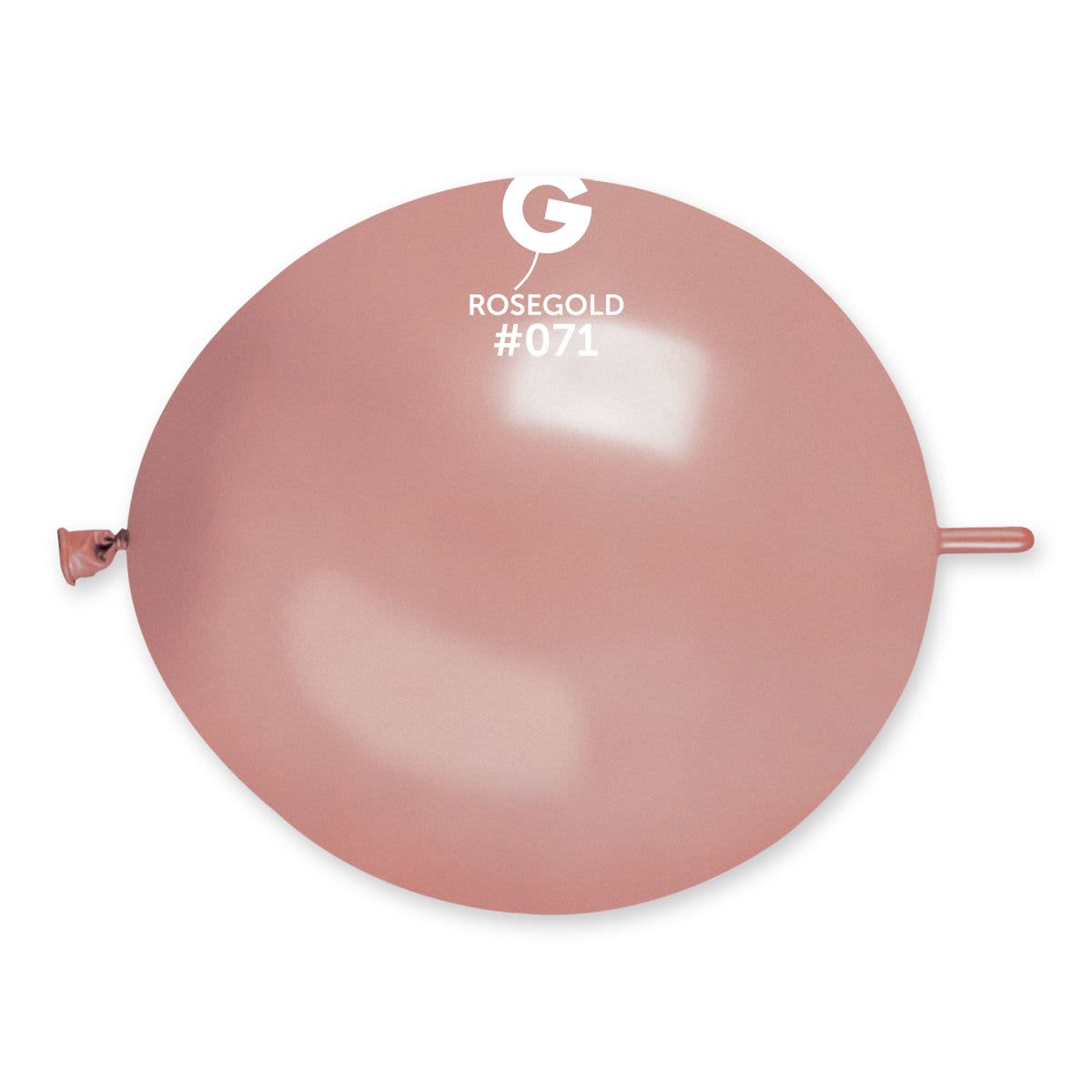 Globo Metálico Oro Rosa G-Link 13 in.