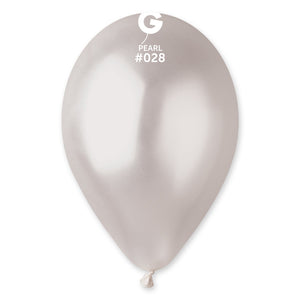 Metallic Balloon Pearl #028 - 12 in.