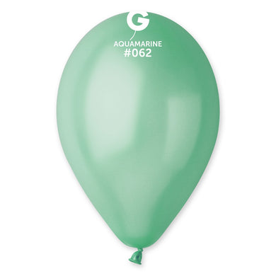Metallic Balloon Aquamarine #062 - 12 in.