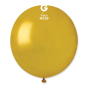 Metallic Balloon Gold #039 - 19 in.