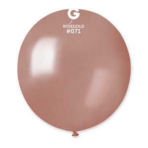 Metallic Balloon Rose Gold #071 - 19 in.