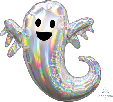 Iridescent Ghost Foil Balloon 28 in.