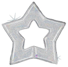 Load image into Gallery viewer, Glittering Holographic Star - 48 in.