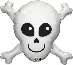 Hapy Skull Shape Foil Balloon 32 in.