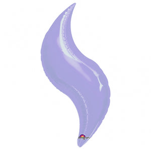 Curve Foil Balloon - Lilac 28 in. (3 pack)