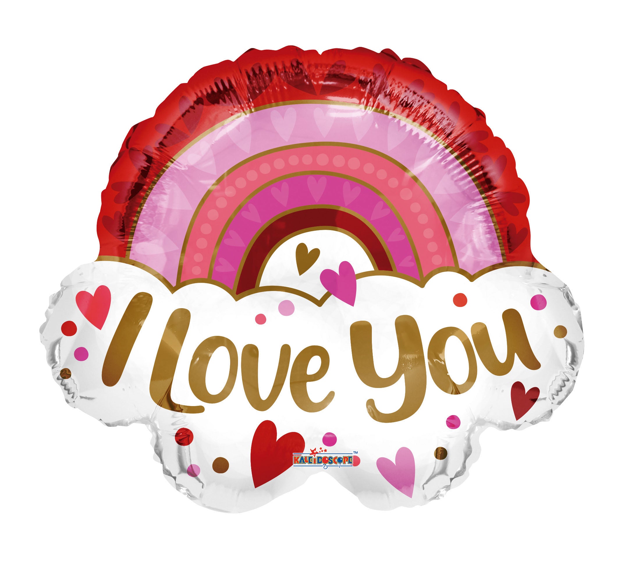 I Love you Rainbow Foil Balloon 18 in.