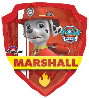 Paw Patrol Shield Shape Foil Balloon 27 in.