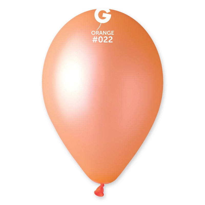 Globo de neón naranja 12 pulgadas.