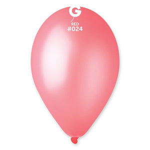 Neon Balloon Red 12 in.