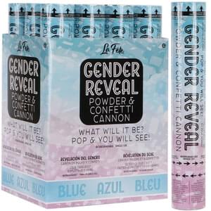 Gender Reveal Powder & Confetti Cannon - Blue