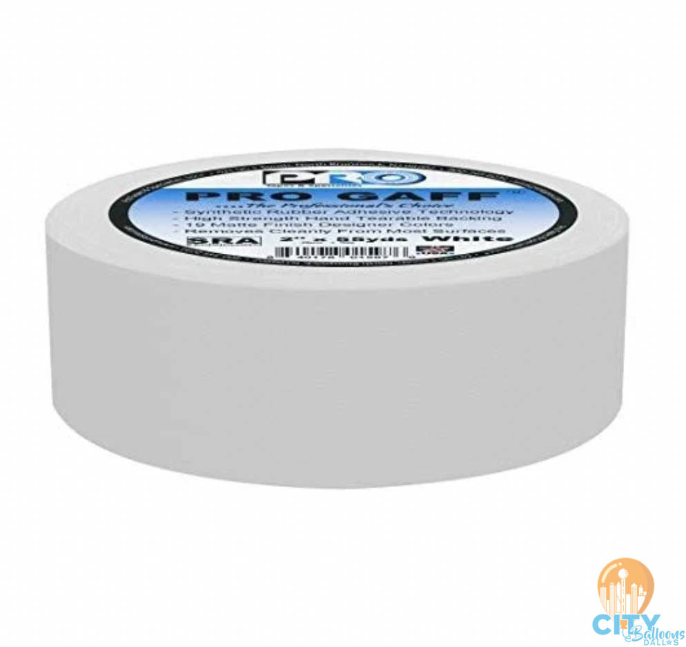 PRO - Professional Decoration Gaff Tape  - Matte White 2 in.