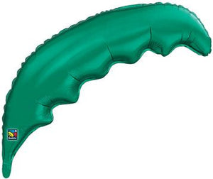 Emerald Green Palm Frond Foil Balloon 36 in.