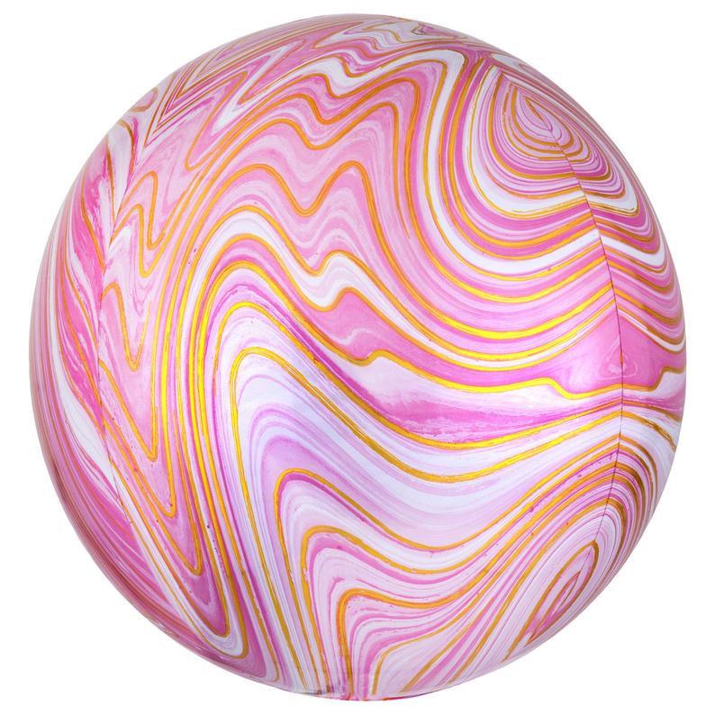 Marblez Foil Orbz Balloon (Choose Color)