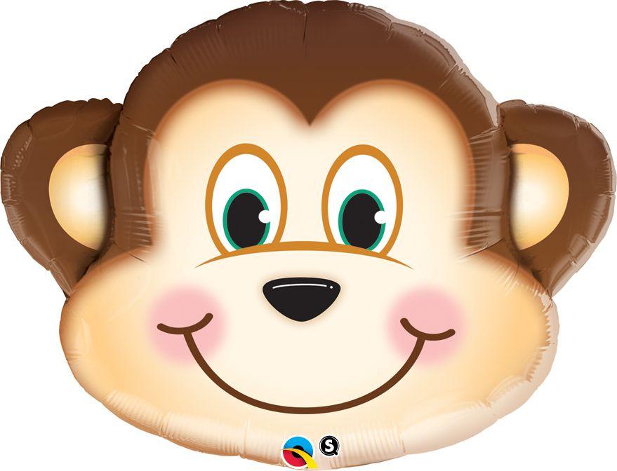 Mischievous  Monkey Foil Balloon 30 in.