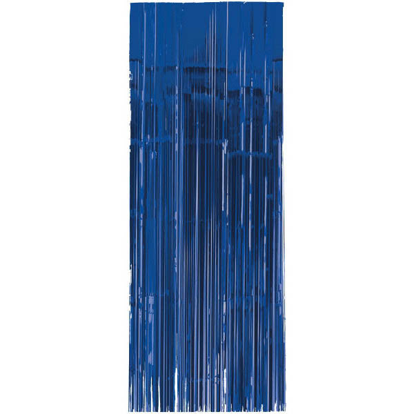 Sparkle Fringe Curtain - 3' x 8' Royal Blue