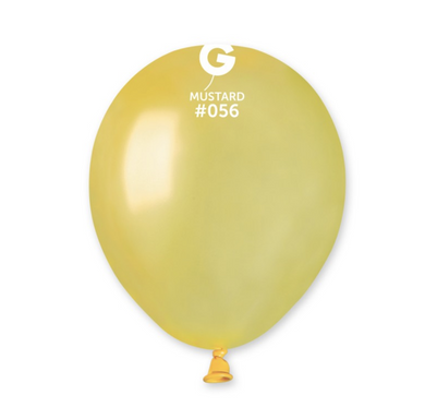 Metallic Balloon Baby Yellow #056 - 5 in.