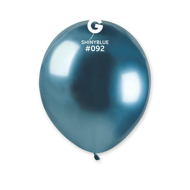 Shiny Blue Balloon 5 in.