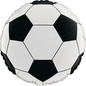 Soccer Ball Foil Balloon 18 in.