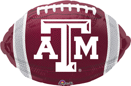 Texas A&M University Football Foil Balloon 18 in.