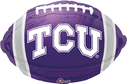 TCU Football Foil Balloon 18 in.