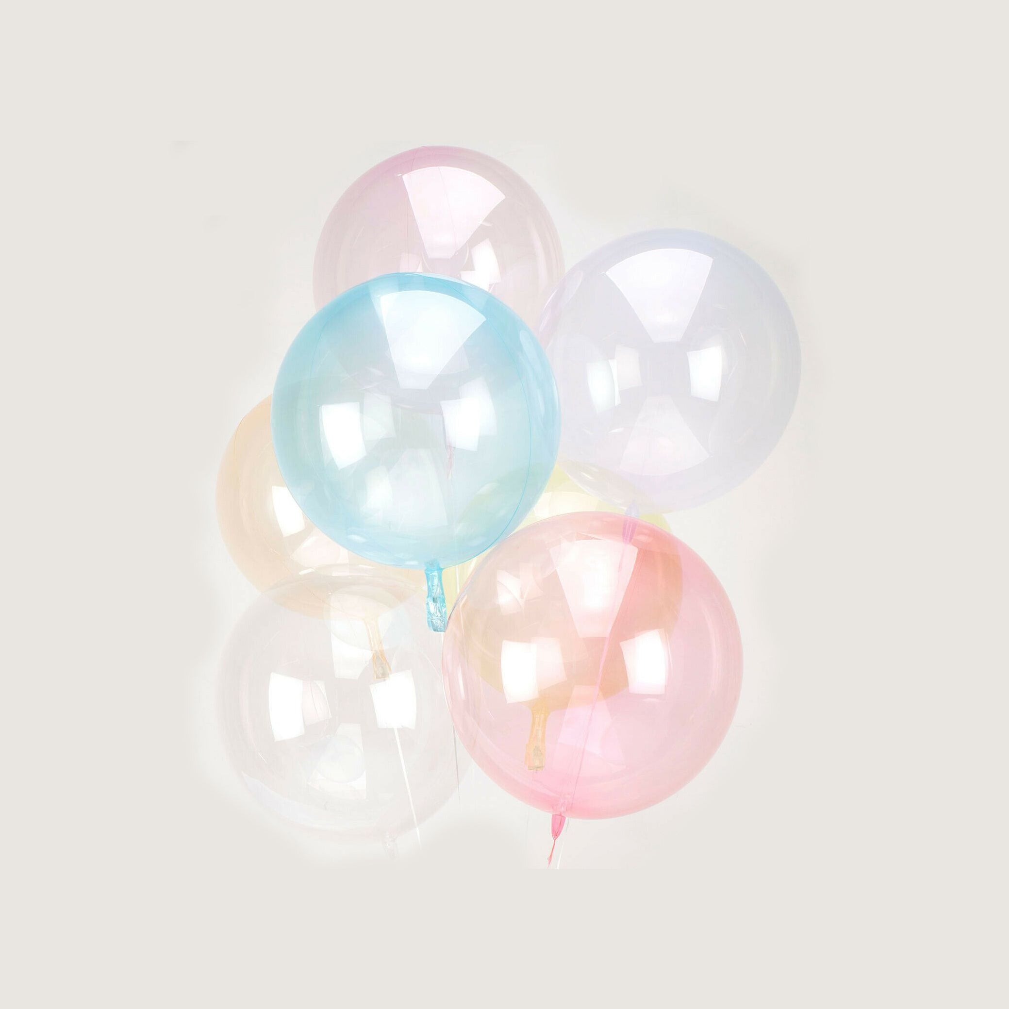 Globo de burbuja pequeño Crystal Clearz (elige color) - 10 pulgadas