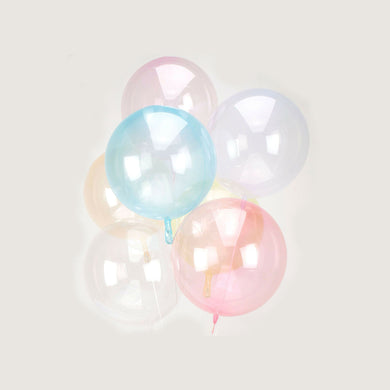 Globo de burbuja pequeño Crystal Clearz (elige color) - 10 pulgadas