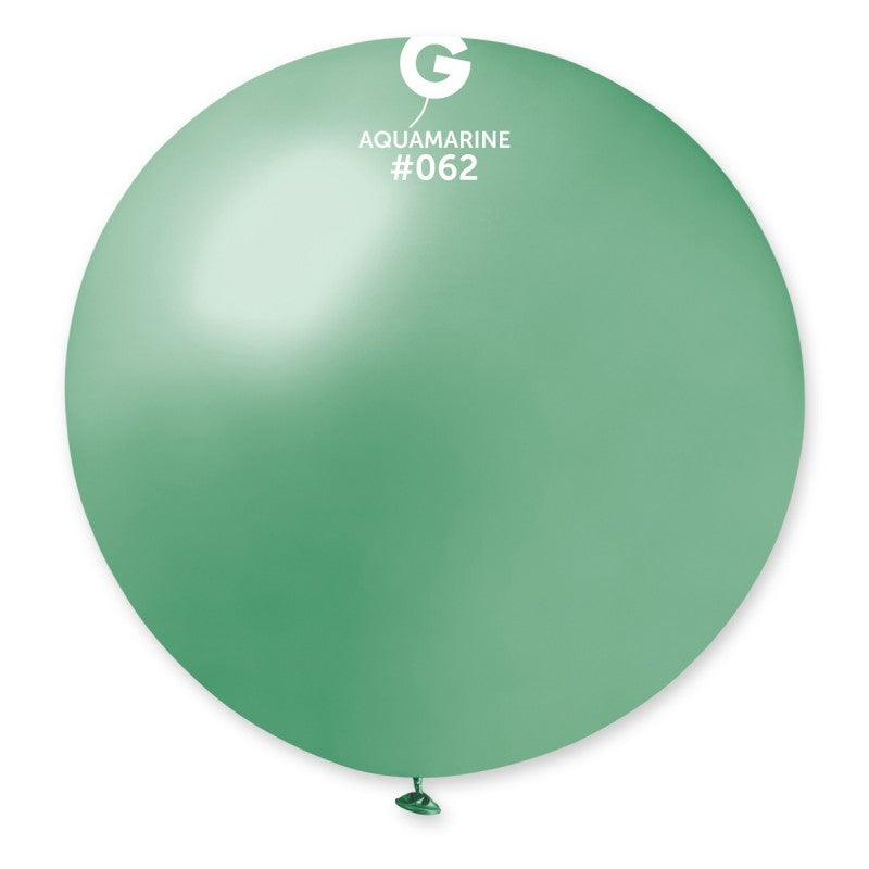 Metallic Balloon Aquamarine #062 - 31 in. (x1)