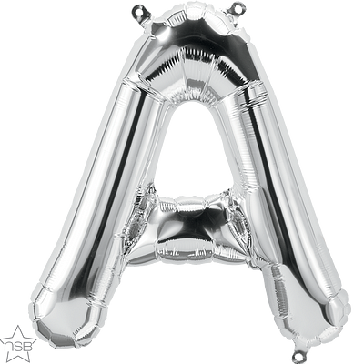 Silver Foil Letters (A to Z) - 16 in.