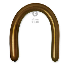 Solid Balloon Brown #048 3 in.