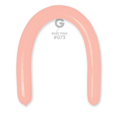 Solid Balloon Baby Pink #073 3 in.