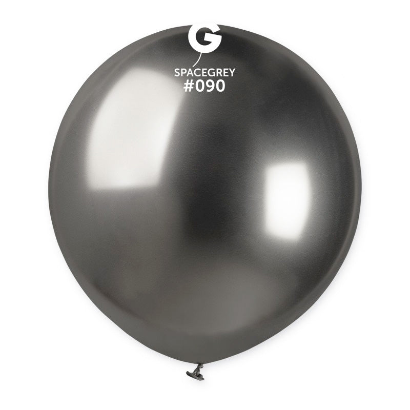 Shiny Space Gray Balloon - 19 in