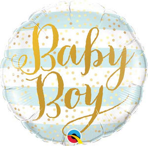 Baby Boy Foil Balloon 18 in.