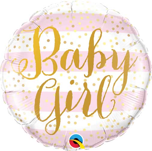 Baby Girl Foil Balloon 18 in.