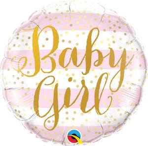 Baby Girl Foil Balloon 18 in.