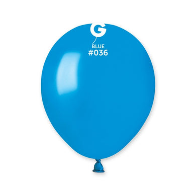 Metallic Balloon Blue #036 - 5 in.