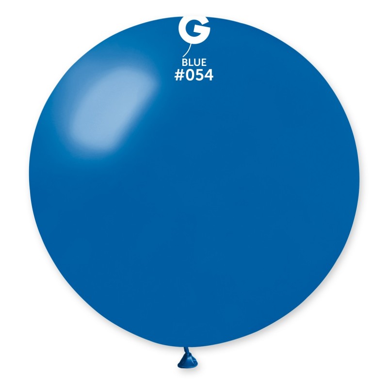 Globo metalizado azul n.º 054 - 31 pulgadas (x1)