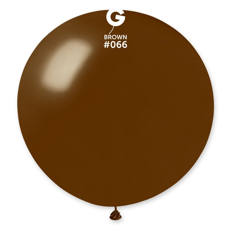 Metallic Balloon Brown #066 - 31 in. (x1)